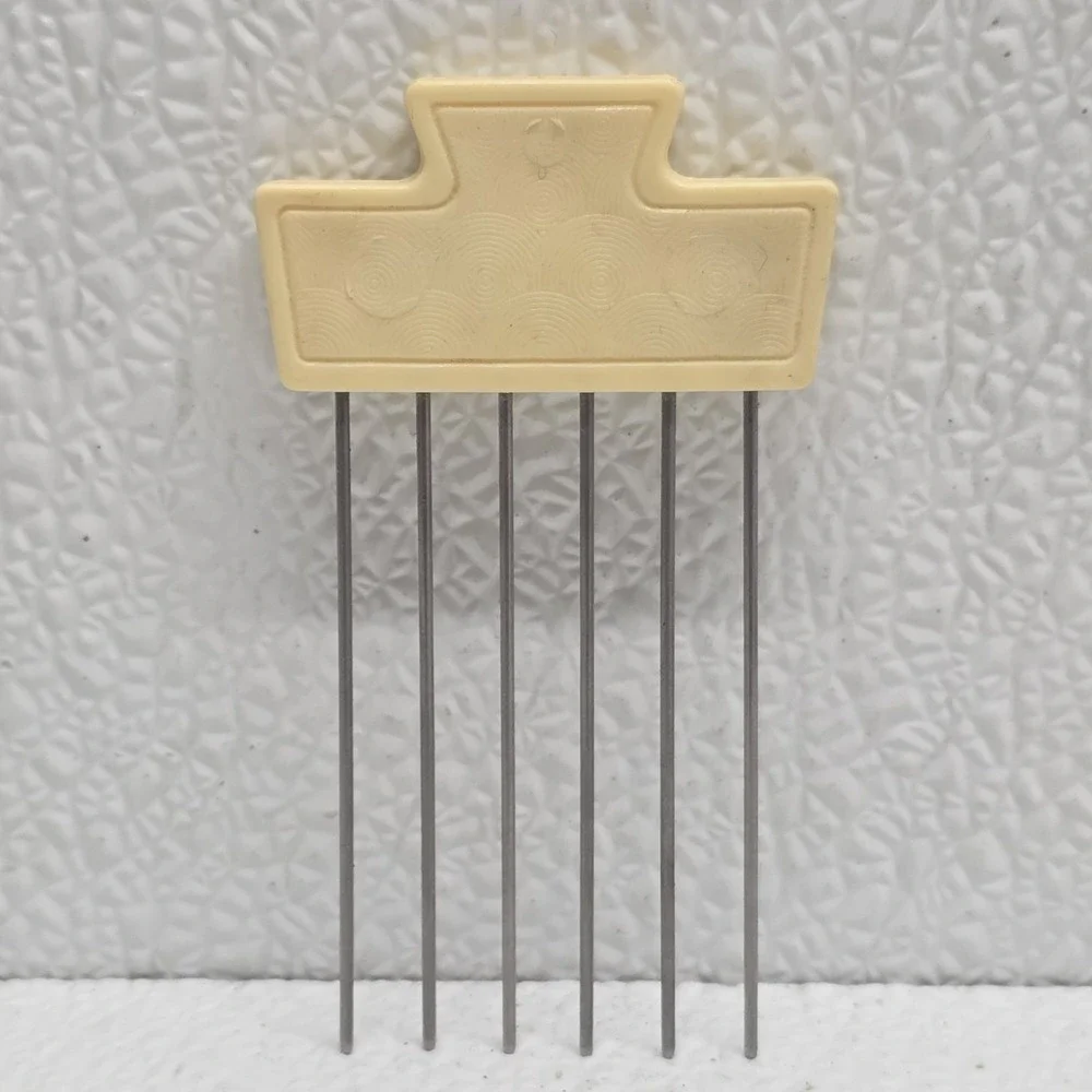 Vintage Goody Hair Lift Picks Lot of 5 Metal Prong Styling Combs USA